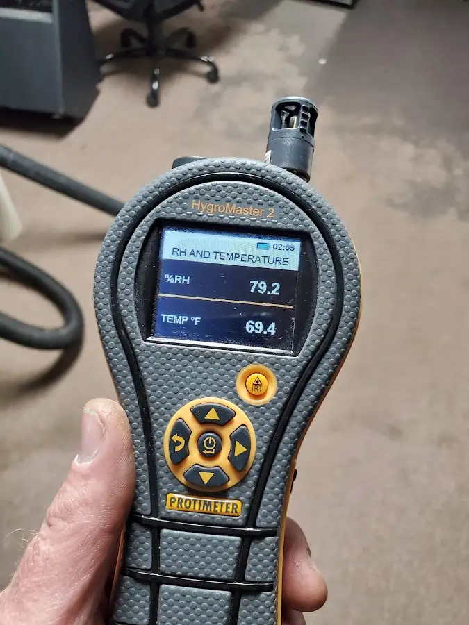 Moisture meter humidity assessment for Mold Remediation & Removal in Royse City